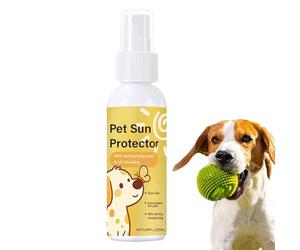 Crème Solaire Chien Sécurisé,Crème Solaire Imperméable Résistante à la Transpiration 50 ml | Spray Protecteur Hydratant Prévention Des Rayons UVA UVB Pour Chien - Pour Promenade Quotidienne, Randonnée