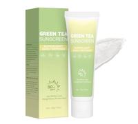 Crème solaire coréenne au thé vert pour le visage, format voyage, SPF 50, non grasse et sans effet blanc, protection UV quotidienne à large spectre avec niacinamide et acide hyaluronique