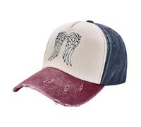 Crème Solaire d’été Vintage The Walking Dead Daryl Ailes Casquette de Baseball Hommes Femmes en Détresse Denim Snapback Chapeau Daryl Dixon Extérieur Running Golf Cap Cadeau