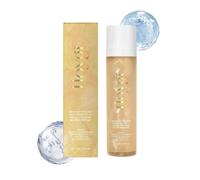 Creme Solaire Fixatrice Transparente Spf 50, Brume D'huile Corporelle Scintillante A Large Spectre, Spray Hydratant Eclat Adapte Au Maquillage, Sans Danger Pour Les Recifs, Non Gras Et A Absorption Ra