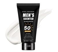 Crème Solaire Homme - 50g Crème Solaire Taille Voyage Finition Mat - Anti-Brillance Sport Plage Randonnée Escalade Pêche Travail Déplacements