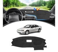 Crème Solaire Housse de Tableau Bord pour Chevy/Chevrolet Cavalier 1995-2005, Housse, Accessoires, Tapis Couverture en Daim, Pare-Soleil antidérapant, Protection, Noir