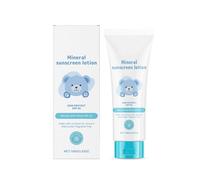 Crème solaire hydratante, minérale, à base de bébé, contrôle de l'huile, baume pour enfants et famille, natation résistante à l'eau, sûre et sensible, protection douce pour la peau