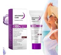 Creme Solaire Indice 100, Creme Solaire Visage, Creme Solaire 100 Spf, Crème Solaire Visage Et Corps, Crème Protectrice Spf100 Haute Protection Uva-Uvb, écran Solaire Non Gras Absorption Rapide (1PC)