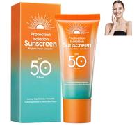 Crème Solaire Isolante SPF 50,Protection Totale,Hydratante Non Grasse,Réparatrice Et Éclaircissante,Longue Tenue, Résistance À L'eau Pour Extérieur, Pour Femmes Et Hommes (1cps)