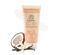 Crème Solaire Minérale Naturelle Bébé & Enfants SPF 30 Suntribe - 100 ml, Sans Parfum, Biologique - 100% Naturelle, Oxyde de Zinc Non Nano - "Meilleure Crème Solaire Minérale 2023" (The Indepedent)