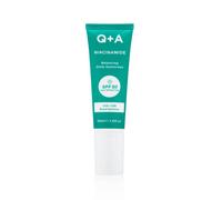 Q+A Crème Solaire Quotidienne à la Niacinamide SPF 50 : Ultra-légère, Non-grasse, Protection UVA/UVB large spectre, Contrôle du Sébum, Affine les Pores, Ingrédients Naturels à 90%, 50ml