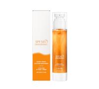 Crème Solaire Pailletée Pour Femmes - Crème Solaire Visage Non Grasse 50g | Protection SPF 50+ Visage Corps pour Femme et Homme, Lait Solaire