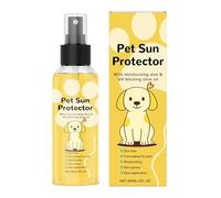 Crème solaire pour chien - Bouclier de peau canine, 1 brume protectrice pour la défense des brûlures, baume hydratant avec formule non grasse, accessoire pour animaux de compagnie, protection radiante
