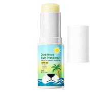 Crème solaire pour chiens - Portable SPF 25 Protection extérieure douce et sûre | Baume de protection solaire pour le nez des animaux de compagnie - Pour adultes amoureux familles amis femmes