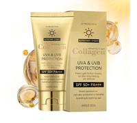 Crème solaire pour femme, lotion de soin du visage, protection de la peau avec formule douce, aide de voyage avec taille pratique, 4,5 x 12,5 cm, accessoires cosmétiques, protection solaire à large