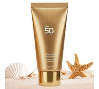 Crème solaire pour le visage - Lotion 50g types de peau | Protecteur de protection UV imperméable solaire, crème SPF non grasse, bouclier de voyage en plein air pour adulte | Fiable Randonnée Cou