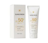 Crème solaire pour le visage, SPF 50+, crème solaire hydratante | Protection UV à large spectre, crème pour le visage quotidienne légère, formule de soin de la peau de cinquante grammes pour