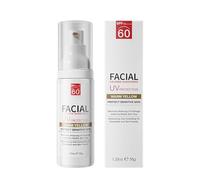 Crème solaire pour le visage SPF 60, contre les UVA et UVB inted Sunscreen pour le visage et le corps, crème solaire teintée pour le visage à l'acide hyaluronique, crème de jour teintée (1)