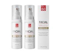 Crème solaire pour le visage SPF60, crème de jour teintée, écran solaire teinté pour le visage et le corps, haute protection SPF 60 et protection UV à large bande, pour une exposition au soleil
