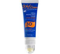SOLEIL DES CIMES | Combi Crème Solaire Protectrice Visage + Stick Lèvre SPF30 - Ski, Sports d'Hiver et Montagne - Monoï de Tahiti et Karité - Protection et forte Hydratation