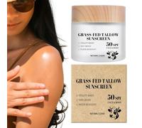 Crème Solaire Sain,60g Protection UVA UVB Écran Solaire Naturel - Soin Visage à Base d'Ingrédients Naturels pour Usage Quotidien Été et Extérieur