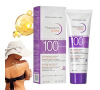 Crème Solaire SPF 100, creme solaire indice 100, Lait Solaire FPS 100, Lotion solaire avec protection UVA/UVB, CrèMe Solaire Hydratante Et Anti-âGe Visage Et Corps, Non Grasse, Waterproof (80ML)