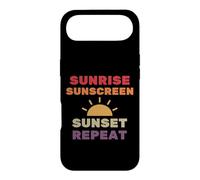 Crème Solaire Sunrise Sunset Repeat - Soins de la Peau Summer Rays Coque pour iPhone Air