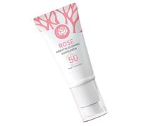 Crème Solaire Teintée Rose 30ml, Lotion Visage Hydratante | Protection Longue Durée, Texture Non Grasse, Peut Servir de Base, Usage Quotidien pour Peau Grasse