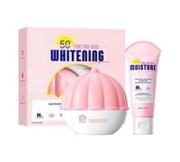 Crème Solaire Visage,Creme Solaire Tonifiant,Légèrement Hydratant Crème Solaire,Ensemble de gels solaires soleil,Texture et Non Grasse,Utilisation Douce et Sûre pour tous les Types de Peau