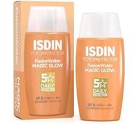 Crème Solaire Visage Fusion Water Magic Glow Spf 30 - Isdin - Effet Glow - Absorption Immédiate - 50ml