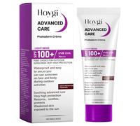 Creme Solaire Visage SPF 100, 80g Sunscreen SPF 100, Creme Solaire Indice 100, Moisturising Sun Protection Cream, Respirant, Convient à Tous Les Types de Peau