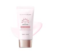 Creme Solaire Visage spf 50,Waterfull Tone-Up Sunscreen SPF 50 + Pink Correcting BROAD SPECTRUM Korean Sunscreen for Face, Non-Greasy Lightweight & Hydrating for All Skin Tones,Creme Solaire Corps,50g