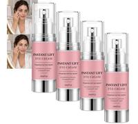 Crème sous les yeux, sérum hydratant pour les yeux, gel pour les yeux à la caféine, hydratant pour les yeux à base de peptides, soins au rétinol et au ginseng pour les zones délicates, (4pcs)