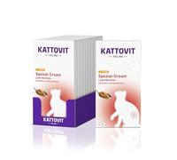 Crème Spéciale Low Protein | Crème pour Chats | 11x 6 x 15 g | Au Poulet | Kattovit | Aliment complémentaire | Protéines réduites & phosphore ajusté, peut contribuer à la fonction rénale normale