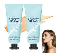 Crème Supreme Perfect, Perfecteur de teint, Fond de teint CC longue tenue, Teint waterproof sans transfert. (2pcs)