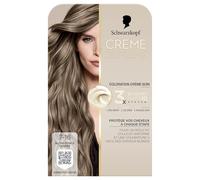 Schwarzkopf Coloration Permanente Crème Soin Couverture 100% Cheveux Blancs 7-16 Blond Foncé Cendré