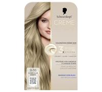 Schwarzkopf - Coloration Permanente - Creme Supreme- Resultat Couleur Uniforme - Coloration Creme Soin - Bonding - Pre-serum et Masque Soin - Couverture 100% Cheveux Blancs -9-16 -Blond Clair Cendré
