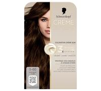 Schwarzkopf - Coloration Permanente - Creme Supreme - Resultat Couleur Uniforme - Coloration Creme Soin - Bonding - Pre-serum et Masque Soin - Couverture 100% Cheveux Blancs - 5-60 - Chocolat Clair