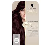 Schwarzkopf - Coloration Permanente - Creme Supreme - Resultat Couleur Uniforme - Coloration Creme Soin - Bonding - Pre-serum et Masque Soin - Couverture 100% Cheveux Blancs - 5-69 - Chatain Chocolat