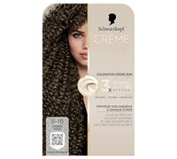 Schwarzkopf - Coloration Permanente - Creme Supreme - Resultat Couleur Uniforme - Coloration Creme Soin - Bonding - Pre-serum et Masque Soin - Couverture 100% Cheveux Blancs - 6-16 - Chatain Perle