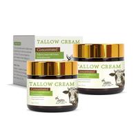 Crème Tallow pour le visage et le corps - 100 % suif de bœuf nourri à l'herbe - Miel naturel et cire d'abeille - Hydratation et soin en profondeur - Sans huile et sans parfum - Hydratation rapide (2)