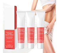 Crème Vagisafe pour le soulagement des démangeaisons, crème Vagisafe pour le soulagement des démangeaisons pour femmes, gel apaisant et rafraîchissant, soin nettoyant, formule naturelle de 20 g (3PCS)
