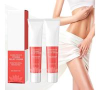 Crème Vagisafe pour le soulagement des démangeaisons, crème Vagisafe pour le soulagement des démangeaisons pour femmes, gel apaisant et rafraîchissant, soin nettoyant, formule naturelle de 20 g (2PCS)