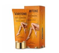 Crème Varitone | Anti-Varices | Effet Teinté et Bronzer | Avec Extrait de Marronnier d’Inde, Caféine, Menthol, Extraits Végétaux et Huile de Ricin | 100 ml
