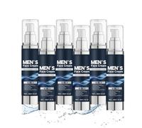 Crème visage 6 en 1 pour homme - Hydratant anti-âge à l'acide hyaluronique,une hydratation intense toute la journée, réduit l'apparence des poches, des cernes et des poches sous les yeux (6PCS)