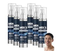 CrèMe Visage 6 En 1 Pour Homme, Hydratant Anti-âGe Pour La RéParation Et Le Raffermissement Des Rides Profondes, Hydratant Visage Et Lotion Anti-Rides Pour Homme, Lotion Visage Pour AttéNuer (6 PCS)