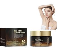 Creme Visage A La Vitamine C, Bio, Eclat, Anti-Age, Rajeunissante, Stimulante, Hydratante Et Riche En Collagene Pour Peaux Ternes, Seches Et Sensibles, 3 Pieces