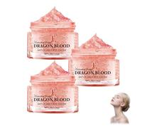 Crème visage anti-âge Sang de Dragon, essence raffermissante et hydratante, à l'acide hyaluronique, pour les ridules, unifie le teint, ingrédients naturels pour tous types de peau, peau (3PCS)