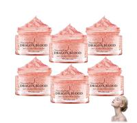 Crème visage anti-âge Sang de Dragon, essence raffermissante et hydratante, à l'acide hyaluronique, pour les ridules, unifie le teint, ingrédients naturels pour tous types de peau, peau (6PCS)