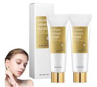 Crème visage anti-rides instantanée, sérum anti-rides naturel instantané, lotion raffermissante, crème visage et anti-âge, hydratant jour et nuit (2 pièce)