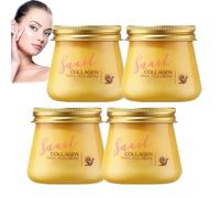CrèMe Visage Au CollagèNe D'Escargot, SéRum-CrèMe RéParateur à La Mucine D'Escargot, Crè/Me Tout-En-Un à L'Escargot, Crè/Me Hydratante LéGèRe Pour Le Traitement Des Rides Les Ridules (4 PCS)