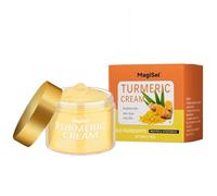 Crème Visage Au Curcuma, Crème Éclaircissante Au Curcumas, Crèmes Anti-rides Curcuma, Nourrissant Et Légèrement Hydratant, Réparatrice Visages, Crèmes Éclaircissante & Dorlotante Pour Le Visage 50g
