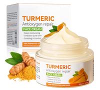 Crème Visage au Curcuma et à la Vitamine C, Crème au Anti Taches, Hydratant Anti-Âge, Cream Éclaircissante pour Les Taches Brunes, Les Rides, Cream Réparatrice, Hydratant et Apaisant, Radiant, 50g