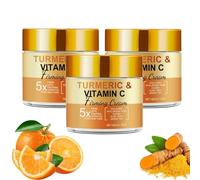 Crème Visage Au Curcuma et à La Vitamine C,Cremes Eclaircissante Hydratante Anti Tache Visage,Crème Hydratante Au Collagène Pour Taches Sombres,Cremes Eclaircissante Peau Noir,Texture Légère - 60g (3)